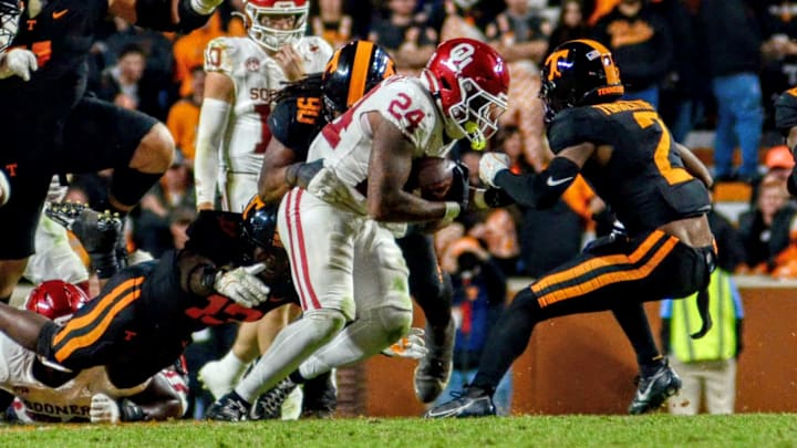 Oklahoma running back Xavier Robinson Oklahoma running back Xavier Robinson