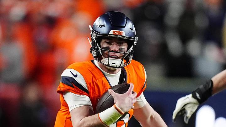 Denver Broncos quarterback Bo Nix