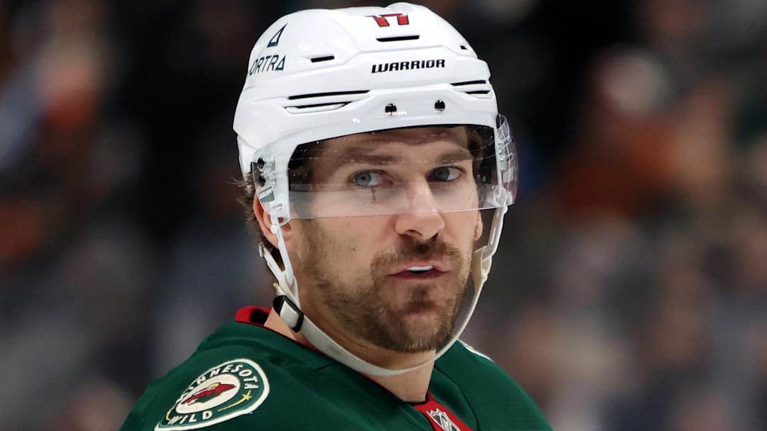 Minnesota Wild alternate captain Marcus Foligno weighed in on the recent trade rumors surrounding the team. (Mandatory Credit: Kiyoshi Mio-Imagn Images)