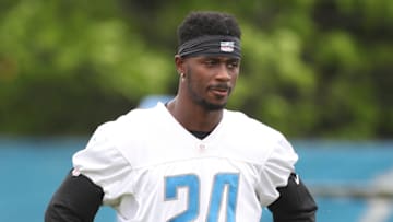 Detroit Lions cornerback Amani Oruwariye on the field after OTAs on Thursday, May 26, 2022 at the team practice facility in Allen Park.

Lions Ota S