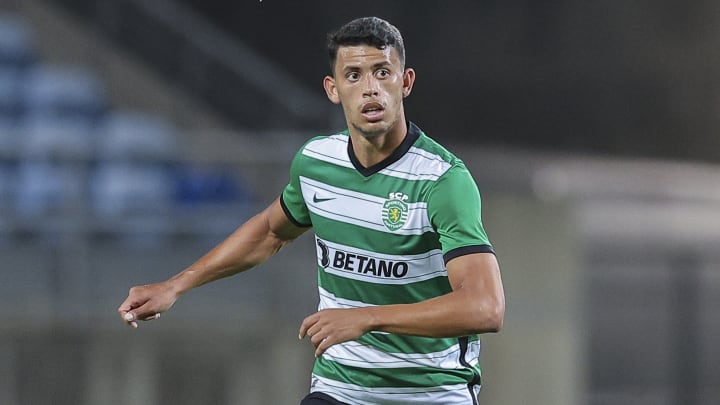 Matheus Nunes in pre-season action for Sporting CP against Villarreal