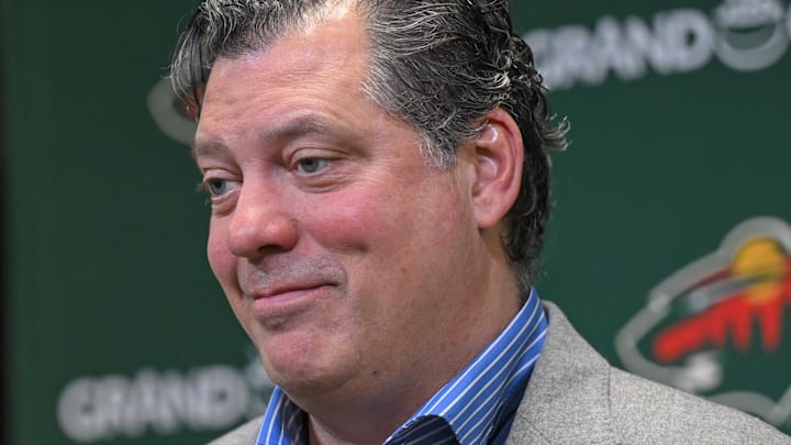 Minnesota Wild general manger Bill Guerin might have another big trade up his sleeve after winning Olympic gold in Milan. (Mandatory Credit: Nick Wosika-Imagn Images)
