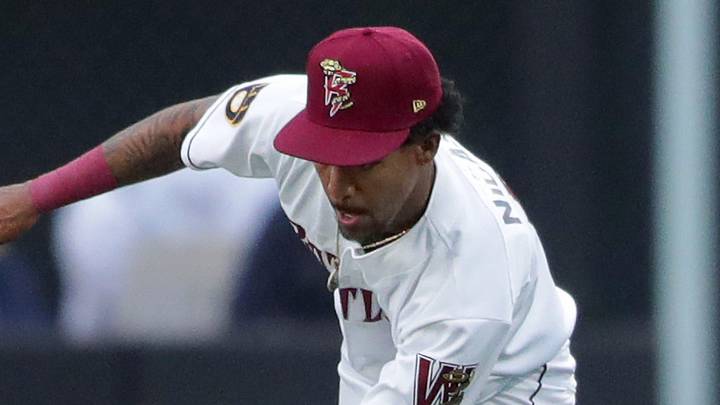 Wisconsin Timber Rattlers’ Kay-Lan Nicasia (5) against the Quad Cities River Bandits during their baseball game Tuesday, June 24, 2025 at Neuroscience Group Field at Fox Cities Stadium in Grand Chute, Wis. The Timber Rattlers defeated the River Bandits 7-6.
Wm. Glasheen USA TODAY NETWORK-Wisconsin