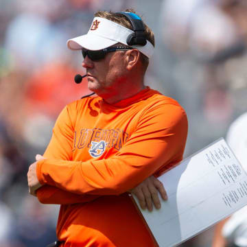 Auburn Tigers head coach Hugh Freeze looks to improve in his second season in charge on the Plains.