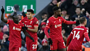Sadio Mané a inscrit un but de grande classe avec Liverpool.