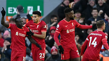 Sadio Mané a inscrit un but de grande classe avec Liverpool.