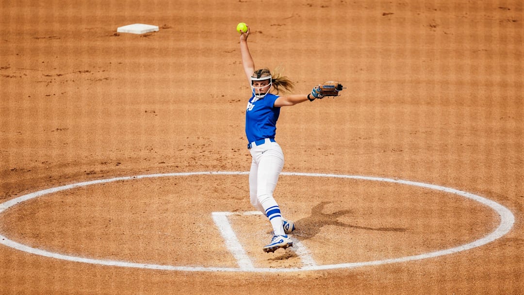 Kaysen Korth suffered a season-ending injury back in early February, concluding her career at BYU with a 36-16 win-loss record in 330.0 innings pitched, including 318 strikeouts and an ERA of 2.65. Kaysen Korth suffered a season-ending injury back in early February, concluding her career at BYU with a 36-16 win-loss record in 330.0 innings pitched, including 318 strikeouts and an ERA of 2.65.