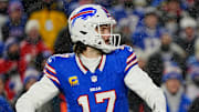 Bills QB Josh Allen will be the first quarterback selected in most 2025 fantasy football redrafts. 