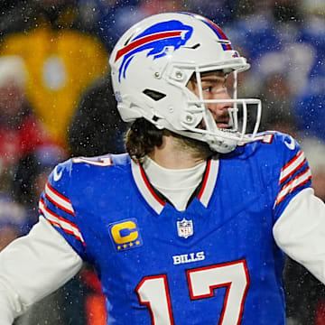 Bills QB Josh Allen will be the first quarterback selected in most 2025 fantasy football redrafts. 