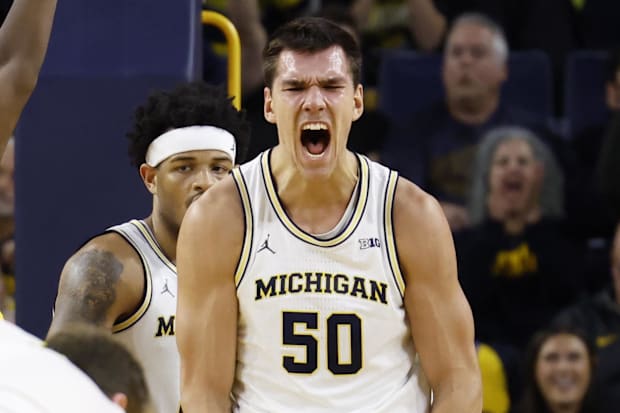 Michigan men's basketball center Vlad Goldin