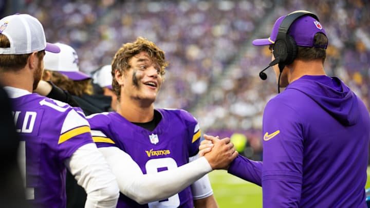 J.J. McCarthy trade speculation ramping up as Sam Darnold decision looms