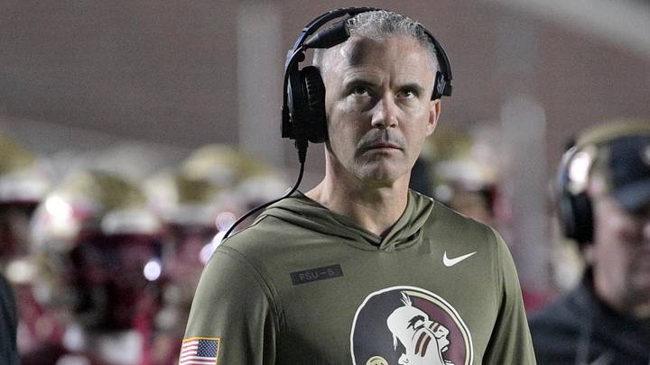 Florida State Seminoles head coach Mike Norvell