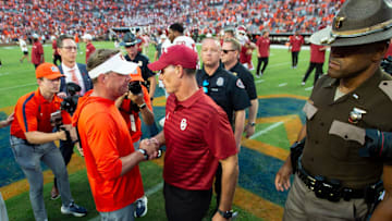 Auburn Tigers coach Hugh Freeze and Oklahoma Sooners coach Brent Venables face the same consequences for losing in Week 4