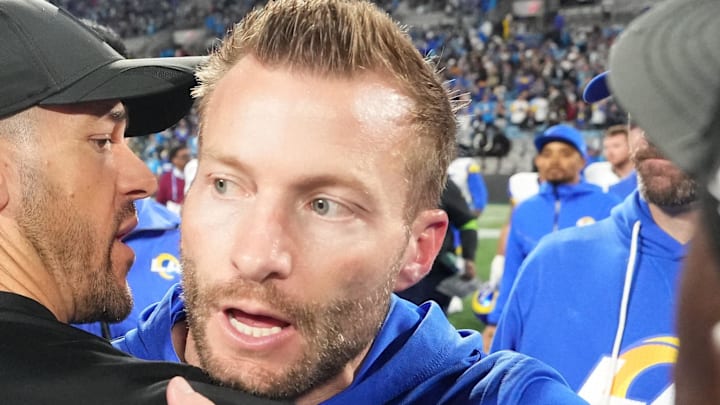 Los Angeles Rams head coach Sean McVay. Mandatory Credit: Bob Donnan-Imagn Images