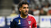 Sep 7, 2024; Vancouver, British Columbia, CAN; FC Dallas forward Jesus Ferreira (10) looks on during the first half against Vancouver Whitecaps FC at BC Place. Mandatory Credit: Simon Fearn-Imagn Images