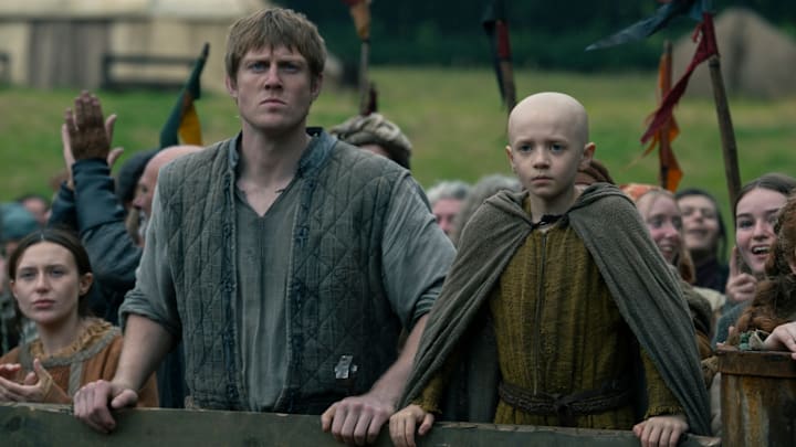Peter Claffey (Dunk) and Dexter Sol Ansell (Egg) in A Knight of the Seven Kingdoms. 