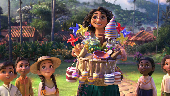 Walt Disney Animation Studios’ “Encanto” introduces Mirabel, a 15-year-old who lives with her family in the mountains of Colombia in a magical house, in a vibrant town, in a wondrous, charmed place called an Encanto. Mirabel, a kind and humble teenager who puts the ordinary in extraordinary, struggles to fit in a family that’s blessed with magical powers. Featuring the voice of Stephanie Beatriz as Mirabel, “Encanto” opens in theaters on Nov. 24, 2021. © 2021 Disney. All Rights Reserved.