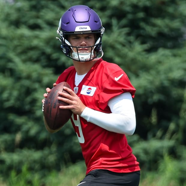 Minnesota Vikings quarterback J.J. McCarthy