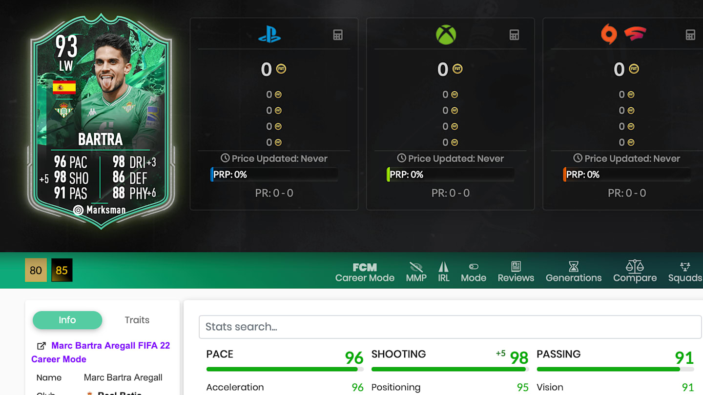 Marc Bartra FIFA 22 Challenges: How To Achieve The Shapeshifters Goal