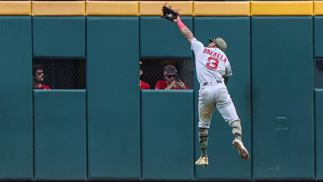 Boston Red Sox center fielder Ceddanne Rafaela.