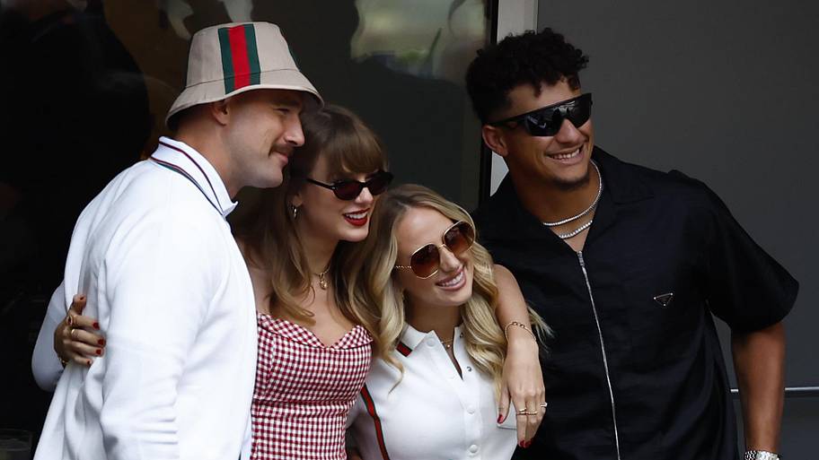 Taylor Swift, Travis Kelce, Patrick Mahomes