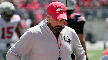 Ohio State Buckeye head coach Ryan Day
