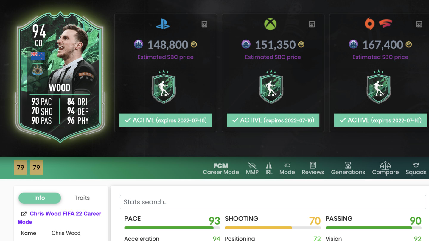 How to complete Chris Wood FIFA 22: Shapeshifters SBC