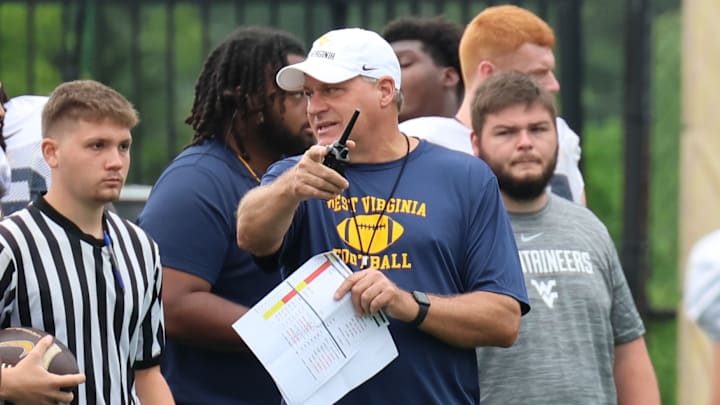 West Virginia University head coach Rich Rodriguez