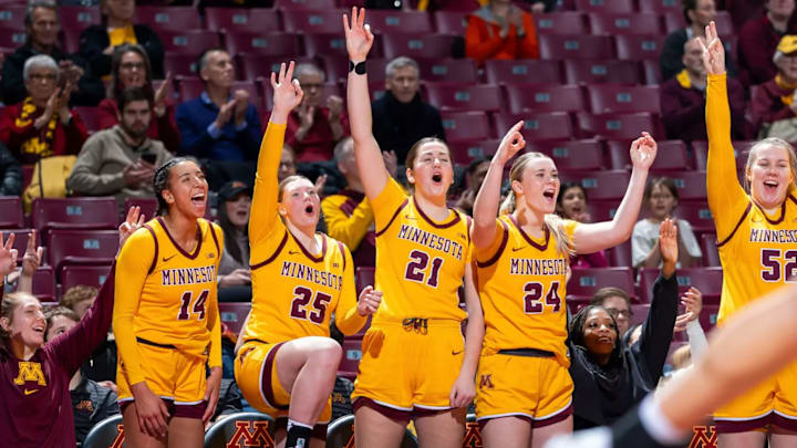 Gophers use dominant start to topple Wisconsin improve to 14 1