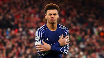 Désiré Doué, attaquant du Paris Saint-Germain 