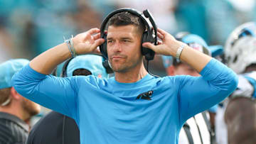 Carolina Panthers head coach Dave Canales