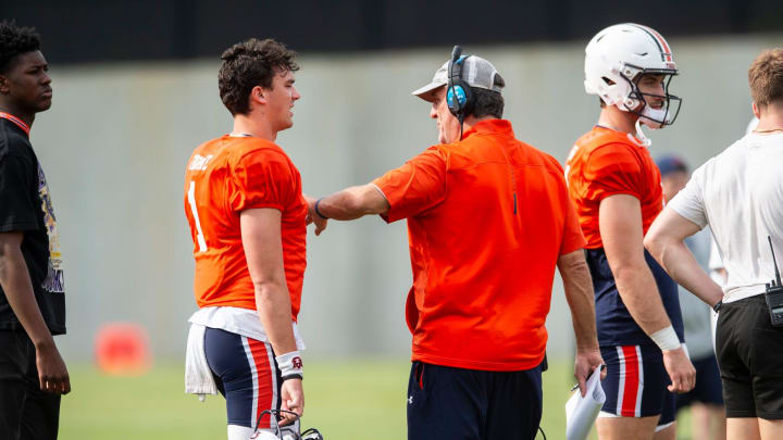 Kent Austin moves to the field as quarterback coach in his second season with Auburn.