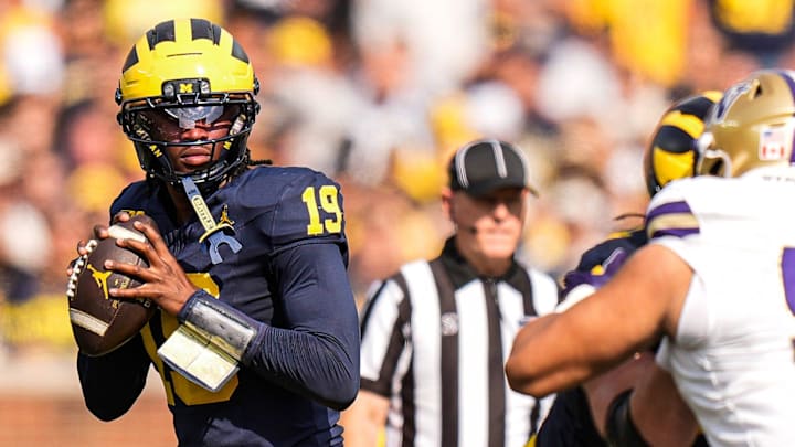 Michigan is a significant road favorite against Michigan State in Week 9 of the college football season. Michigan is a significant road favorite against Michigan State in Week 9 of the college football season.
