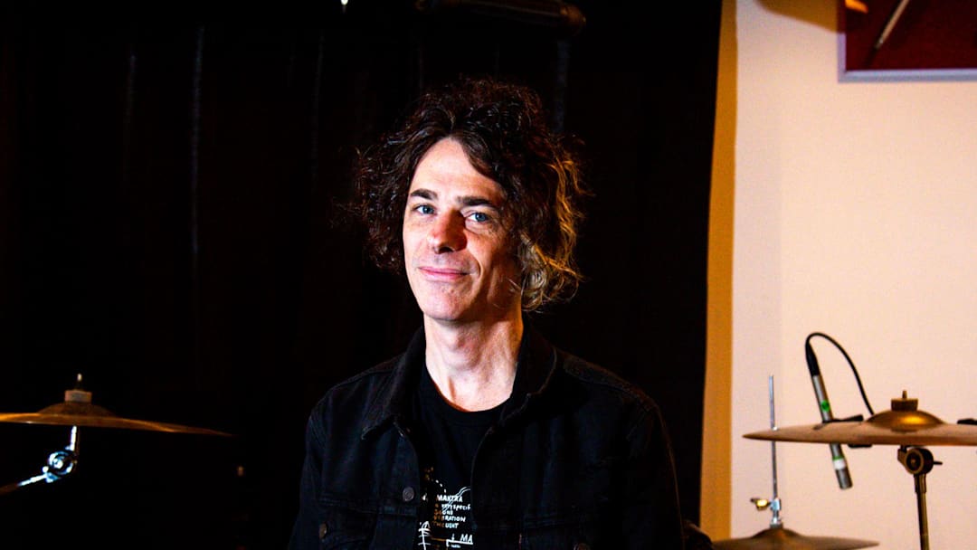 Matt Mahaffey at his recording studio in Nashville, Tennessee.