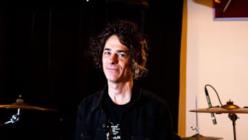 Matt Mahaffey at his recording studio in Nashville, Tennessee.