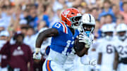 Florida Gators running back Jadan Baugh had a career-high 150 yards against Mississippi State.