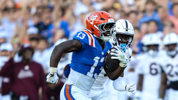 Florida Gators running back Jadan Baugh had a career-high 150 yards against Mississippi State.