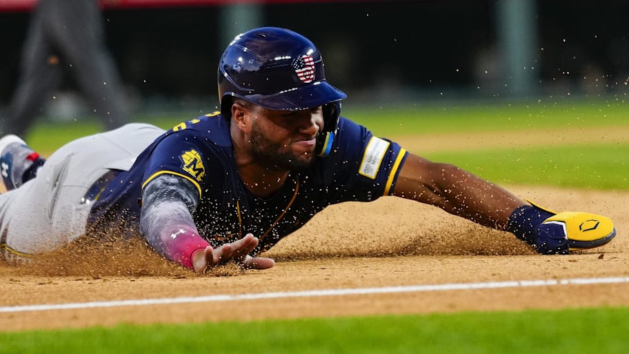 Milwaukee Brewers outfielder Jackson Chourio