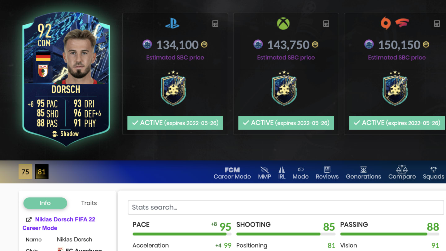 How to complete Niklas Dorsch Bundesliga TOTS Moments SBC FIFA 22