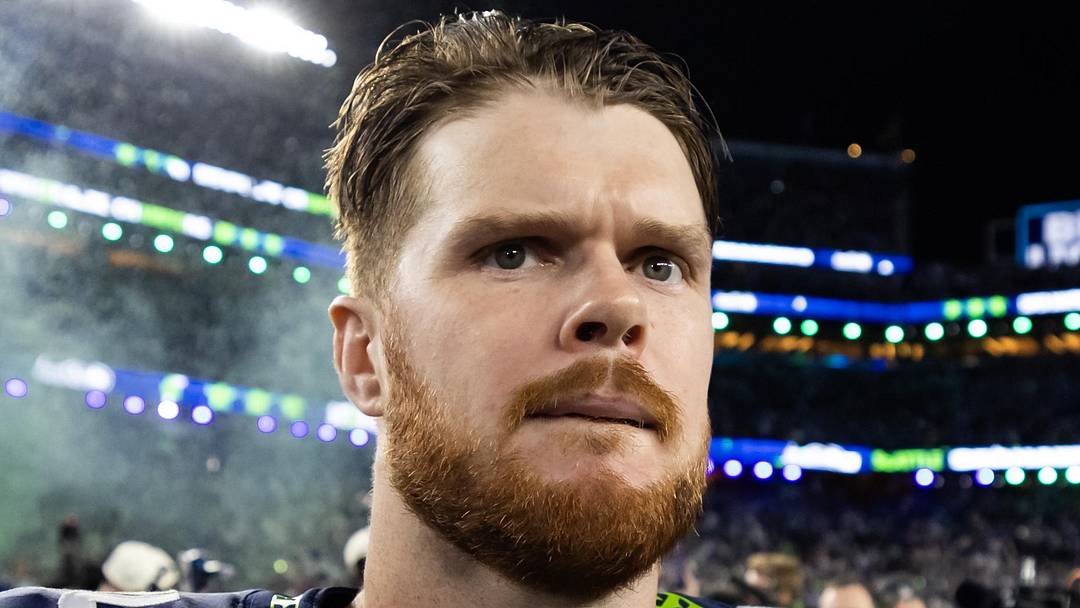 Feb 8, 2026; Santa Clara, CA, USA; Seattle Seahawks quarterback Sam Darnold (14) after defeating the New England Patriots during Super Bowl LX at Levi's Stadium. Mandatory Credit: Mark J. Rebilas-Imagn Images Feb 8, 2026; Santa Clara, CA, USA; Seattle Seahawks quarterback Sam Darnold (14) after defeating the New England Patriots during Super Bowl LX at Levi's Stadium. Mandatory Credit: Mark J. Rebilas-Imagn Images