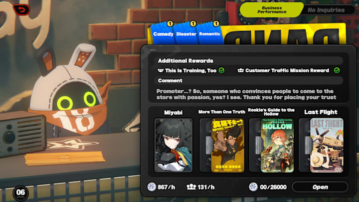 Zenless Zone Zero Random Play screenshot.