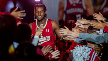 May 12, 2023: Indiana basketball gets a commitment from one-time Duke signee Mackenzie Mgbako. After opening up his recruitment, Mike Woodson put him in touch with Carmelo Anthony as a reference. That conversation helped convince the former five-star prospect to come to Bloomington where he was named Big Ten co-Freshman of the Year. He was highest high school recruit to sign with IU since Romeo Langford in the 2018 signing class.