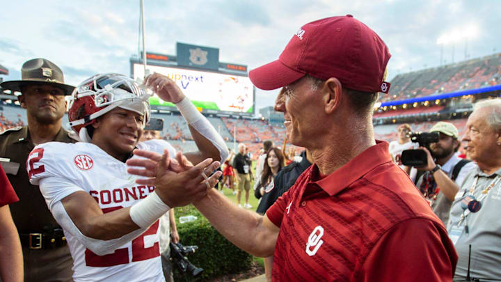 Oklahoma Sooners head coach Brent Venables Oklahoma Sooners head coach Brent Venables