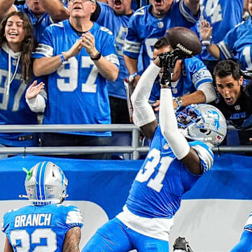 Detroit Lions safety Kerby Joseph (31) 