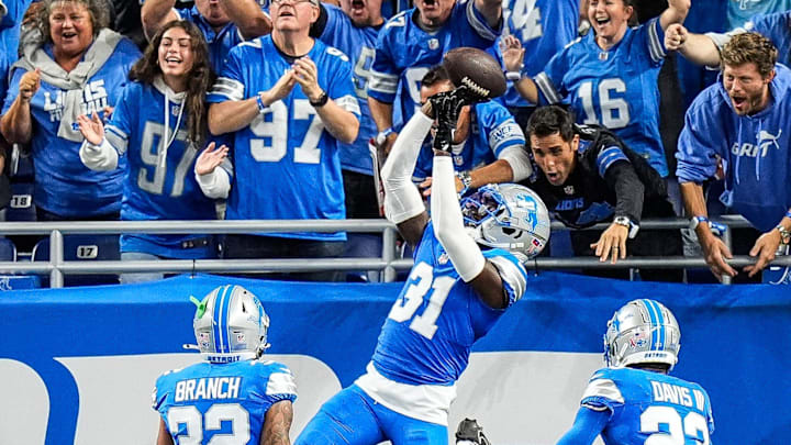 Detroit Lions safety Kerby Joseph (31) 