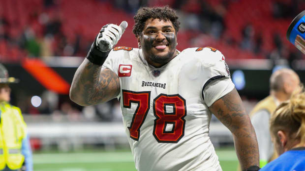 Tampa Bay Buccaneers offensive tackle Tristan Wirfs