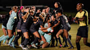 Vanderbilt soccer celebrates win against Florida State
