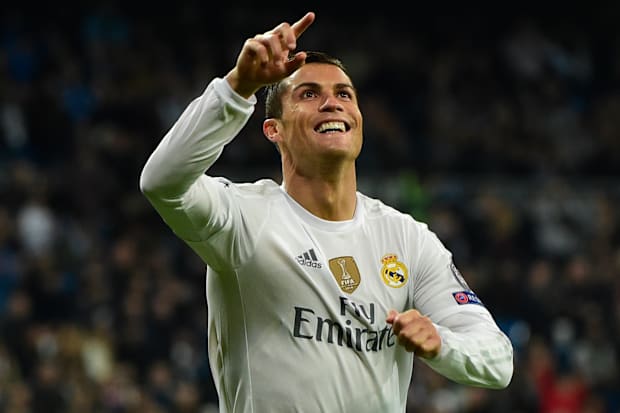 คริสเตียโน่ โรนัลโด้ในท่าฉลอง