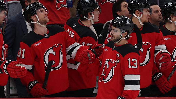 New Jersey Devils center Nico Hischier (13): Thomas Salus-Imagn Images