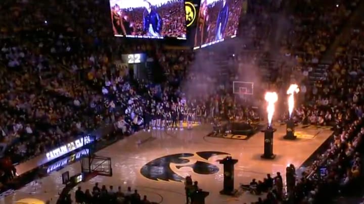 Caitlin Clark's No. 22 was retired by Iowa on Sunday